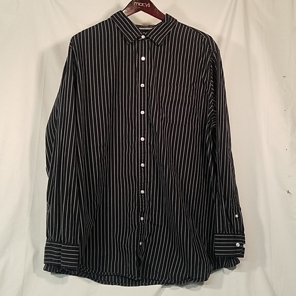 Mens Stripe Dress Shirt